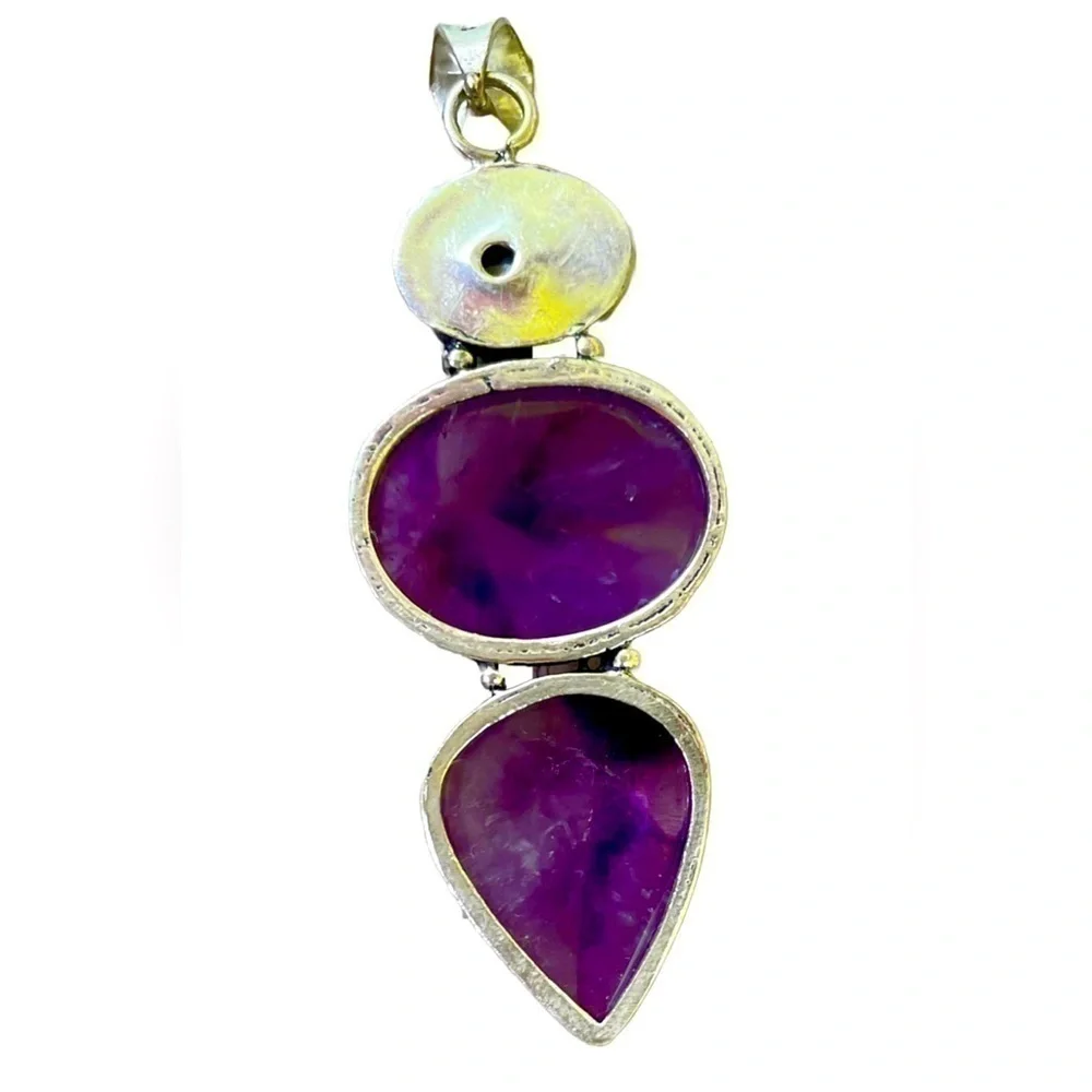 Amethyst with MysticTopaz Pendant